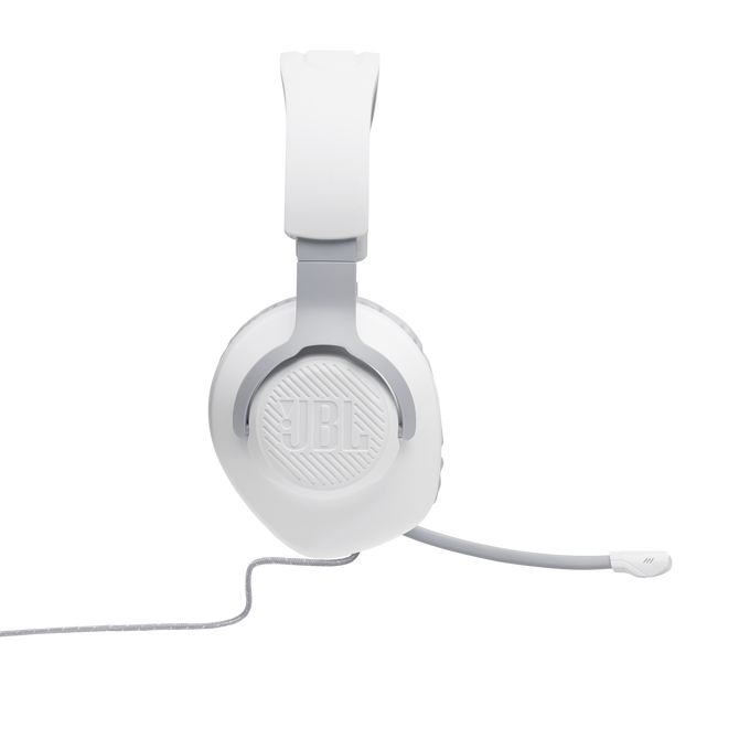 JBL Quantum 100 - White - Wired over-ear gaming headset with flip-up mic - Detailshot 6 image number null